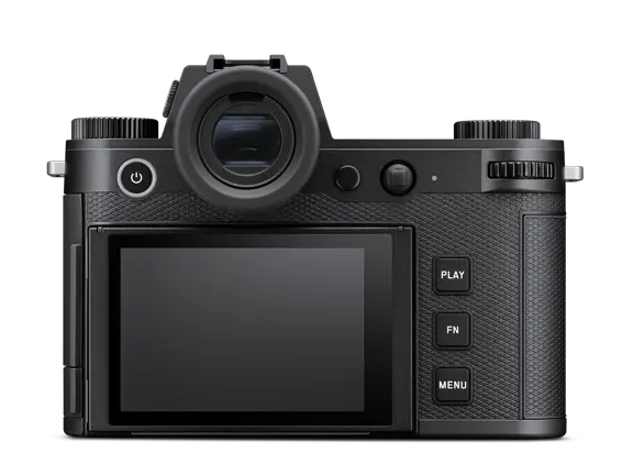 Leica SL3-P — vista posteriore