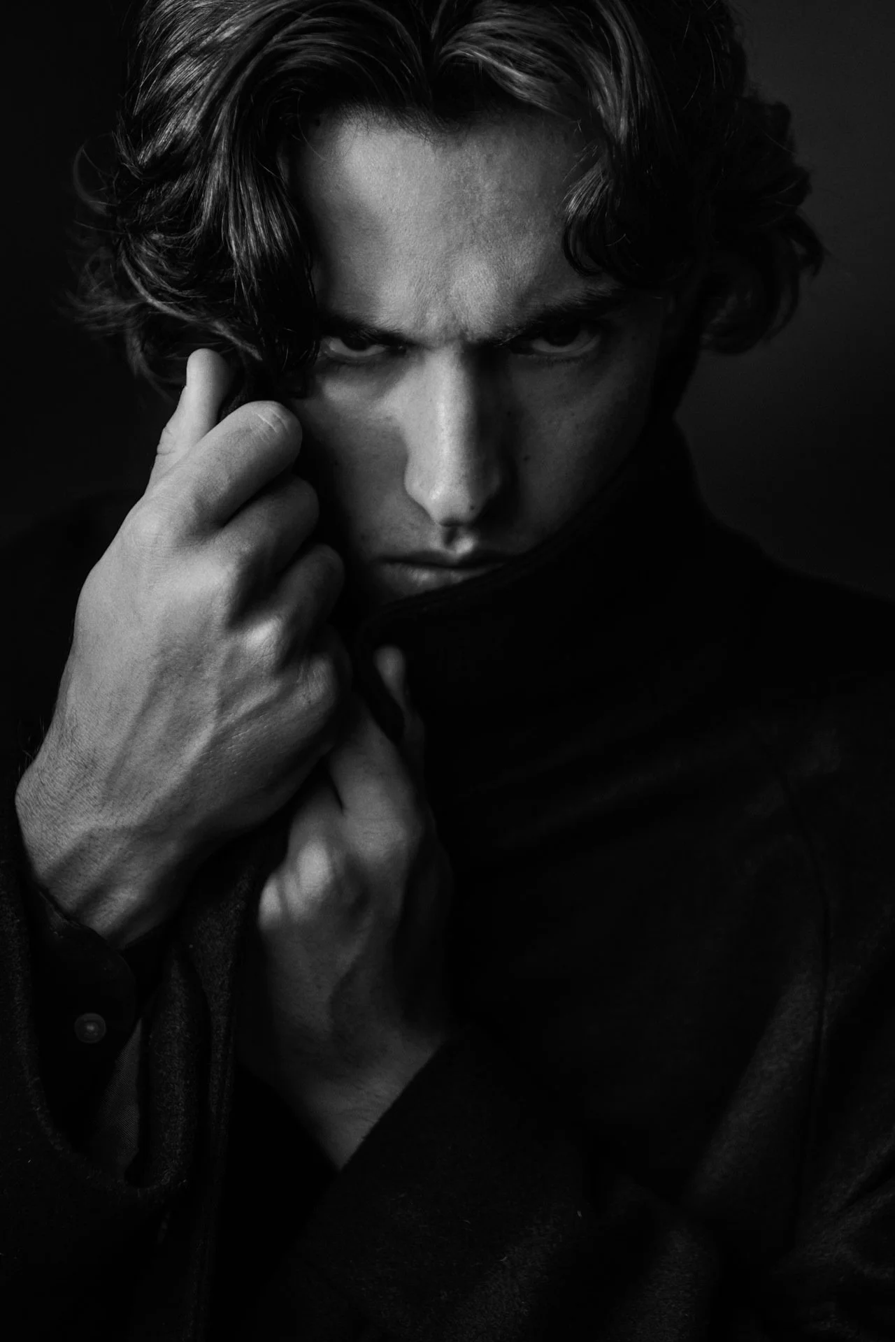 Ritratto in bianco e nero di Valerio