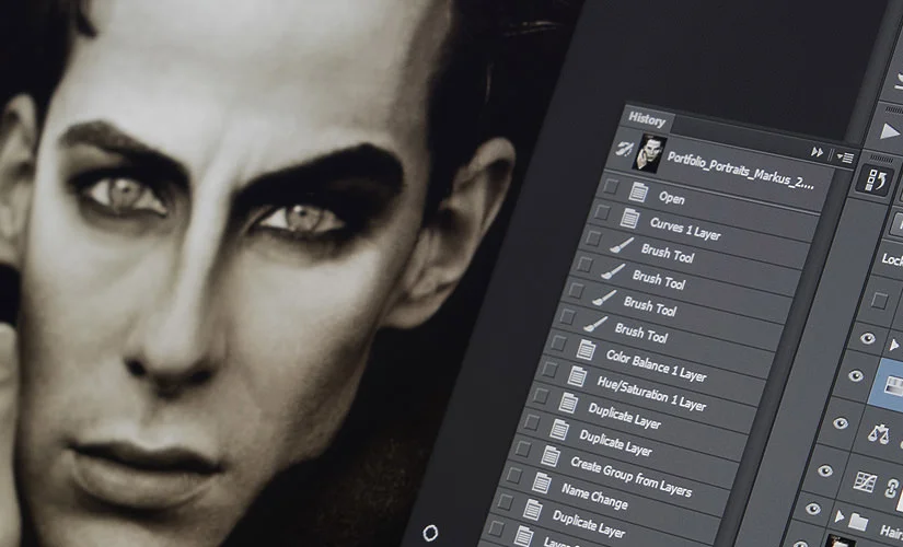 Ritratto fotografico di Eolo Perfido