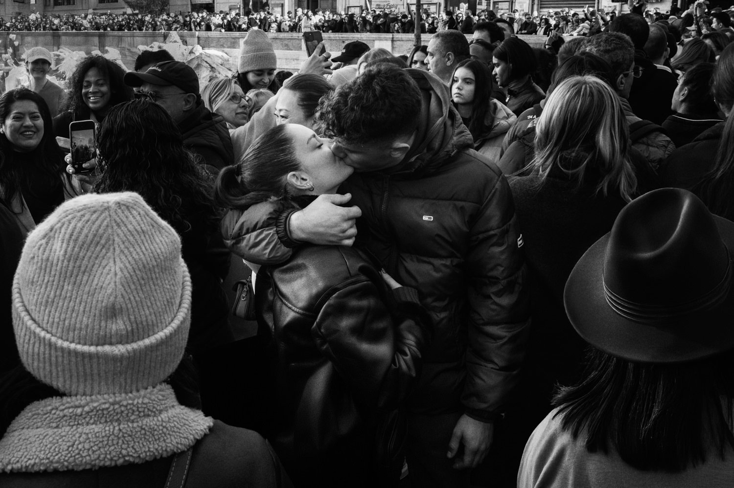 Scena di folla a Roma — fotografia di Eolo Perfido